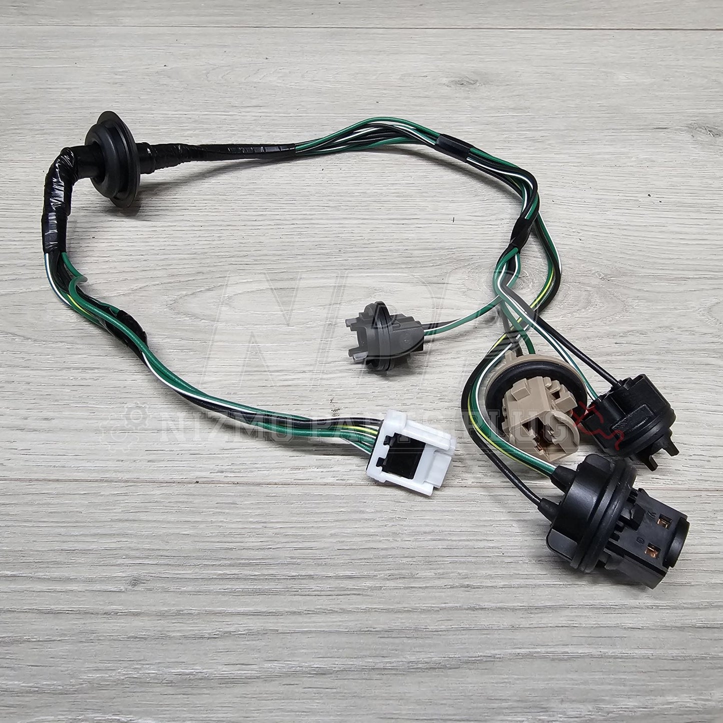 Nissan R34 Skyline Coupe Taillight Socket Sub Harness - NizmoPartsPlug