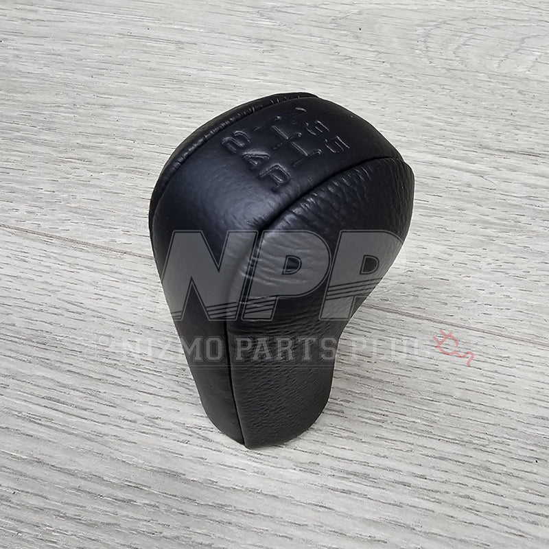 Load image into Gallery viewer, Nissan OEM 5-Speed Manual Leather Shift Knob M10x1.25 - NizmoPartsPlug