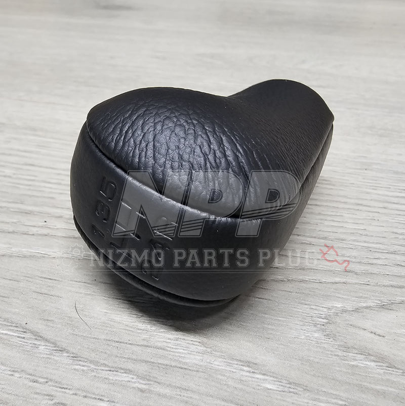 Load image into Gallery viewer, Nissan OEM 5-Speed Manual Leather Shift Knob M10x1.25 - NizmoPartsPlug