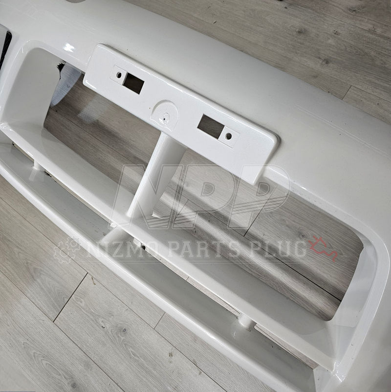 Load image into Gallery viewer, Pre-owned white OEM Spec-R Aero front bumper for Nissan S15 Silvia.