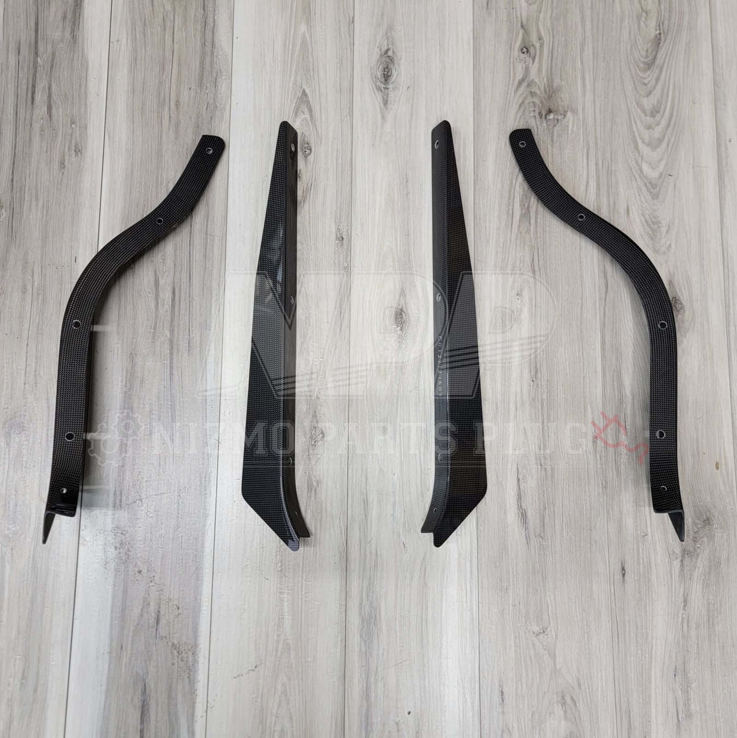 Nissan R34 GTR V-Spec Rear Diffuser Nismo Fin Complete Set Dry Carbon Fiber OEM