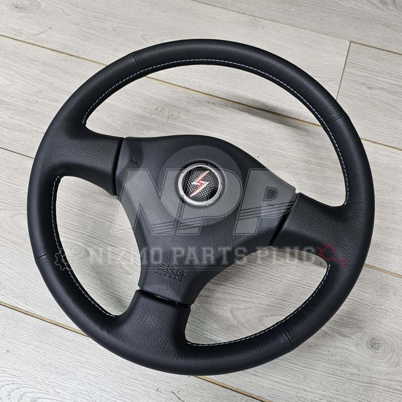 Load image into Gallery viewer, Nissan S15 Silvia Steering Wheel / Airbag Combination Set - NizmoPartsPlug