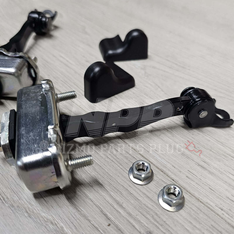 Cargue la imagen en el visor de la galería, Nissan S15 Silvia R34 Skyline R35 GT-R Door Check Stay Complete Set - NizmoPartsPlug
