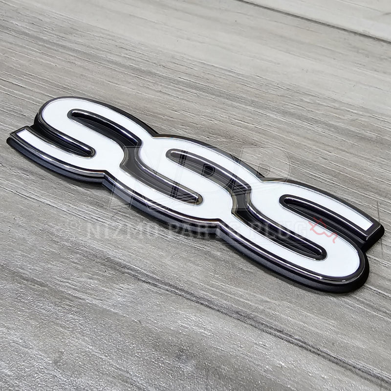 Cargue la imagen en el visor de la galería, Nissan BlueBird "SSS" Trunk Emblem (Discontinued) - NizmoPartsPlug
