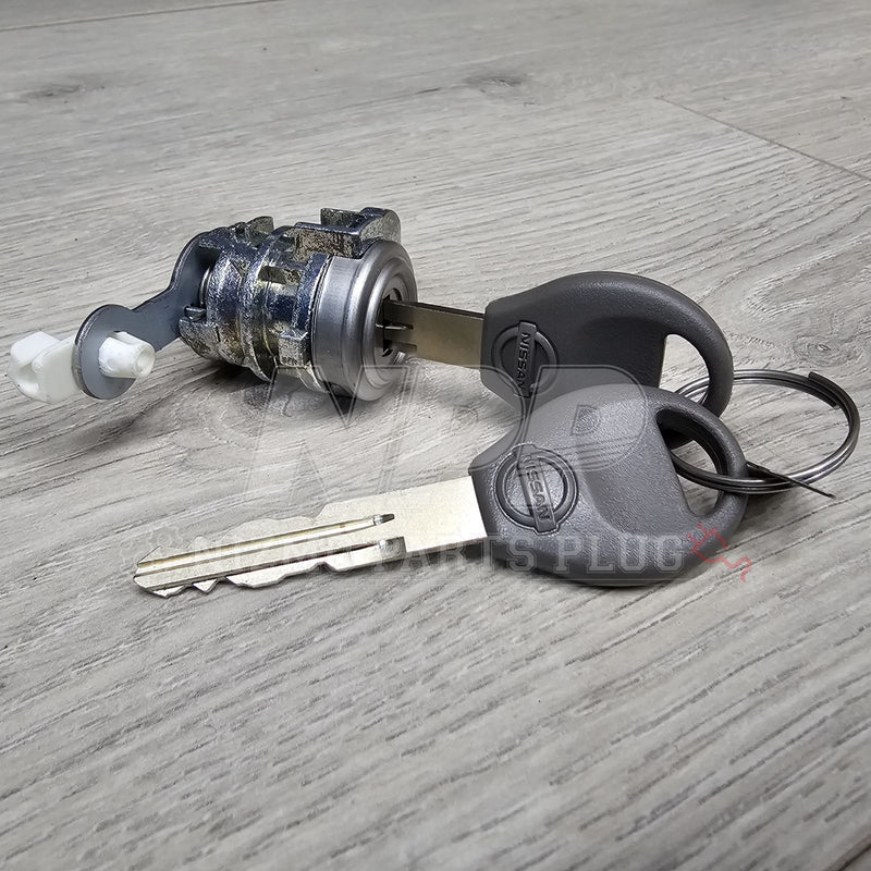 Load image into Gallery viewer, Nissan R34 Skyline Front LH Door Cylinder Lock Set - NizmoPartsPlug