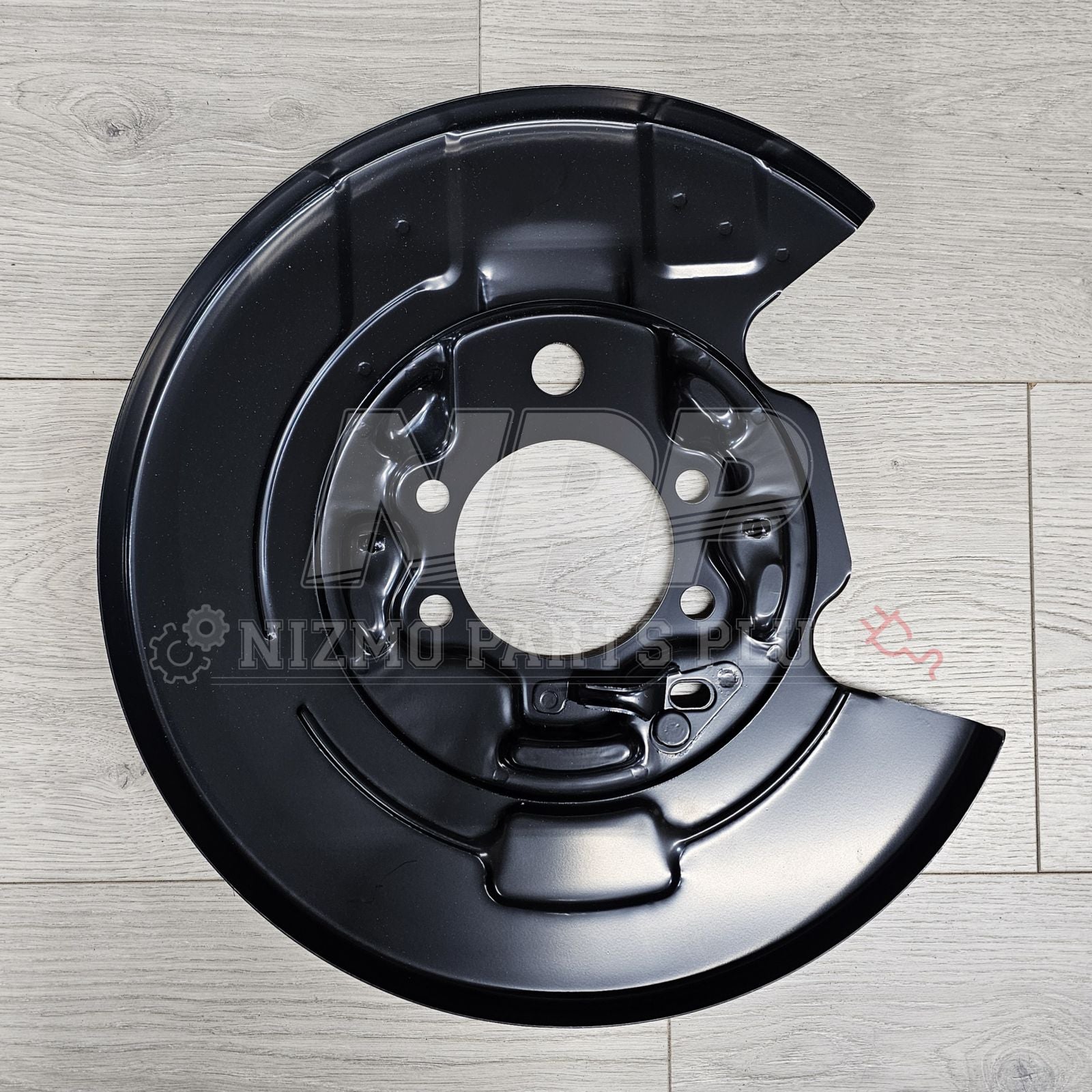 Nissan R34 Skyline GTR V-Spec Rear RH Brake Backing Plate Dust Shield - NizmoPartsPlug