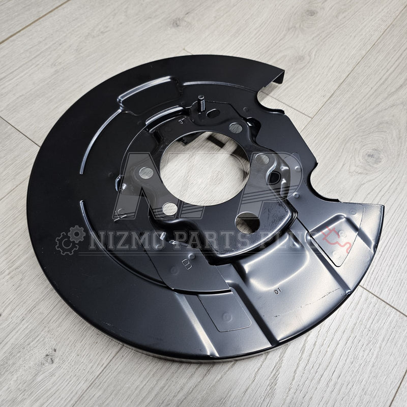 Load image into Gallery viewer, Nissan R34 Skyline GTR V-Spec Rear RH Brake Backing Plate Dust Shield - NizmoPartsPlug