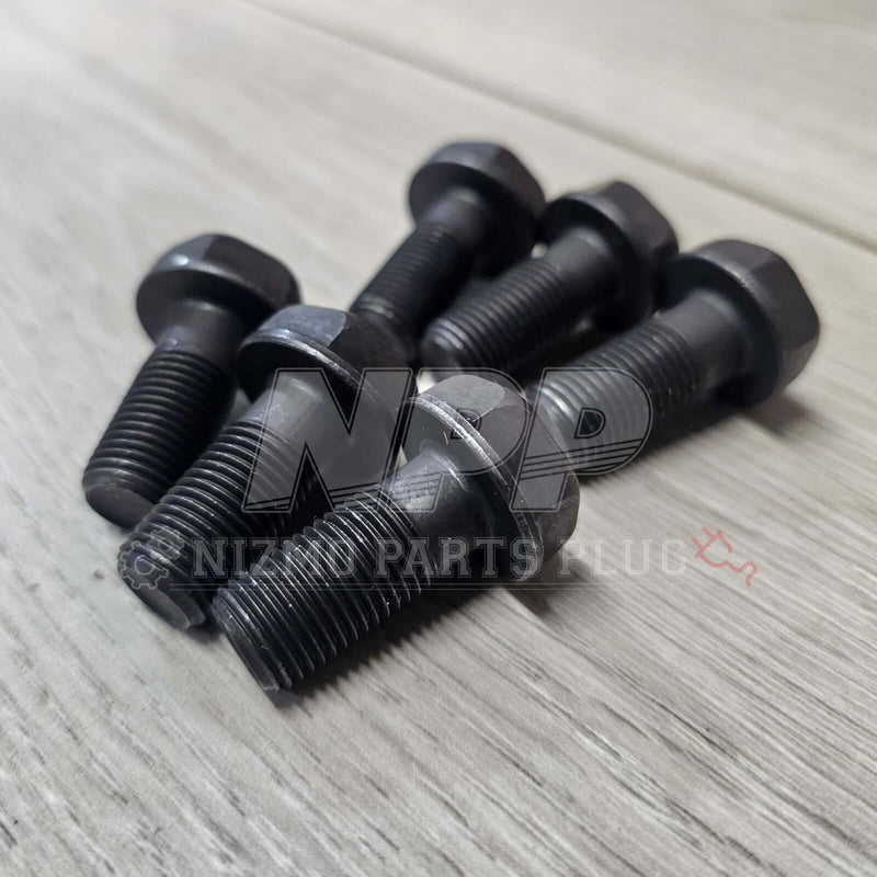 Load image into Gallery viewer, Nissan R32 R33 Skyline GTR Manual Transmission Flywheel Bolt Set (5-Speed) - NizmoPartsPlug
