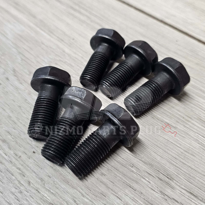 Load image into Gallery viewer, Nissan R32 R33 Skyline GTR Manual Transmission Flywheel Bolt Set (5-Speed) - NizmoPartsPlug