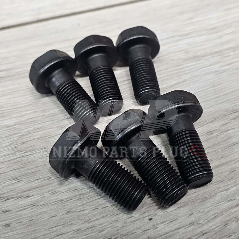 Load image into Gallery viewer, Nissan R32 R33 Skyline GTR Manual Transmission Flywheel Bolt Set (5-Speed) - NizmoPartsPlug