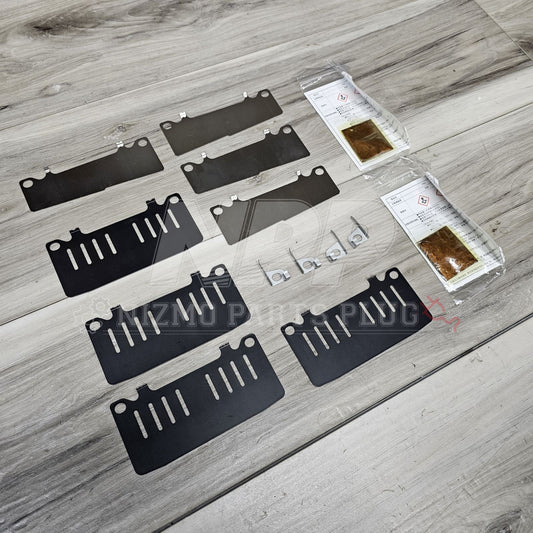 Kit de herrajes para pastillas de freno delanteras OEM de Nissan (R33 GTS/R34 GTT)
