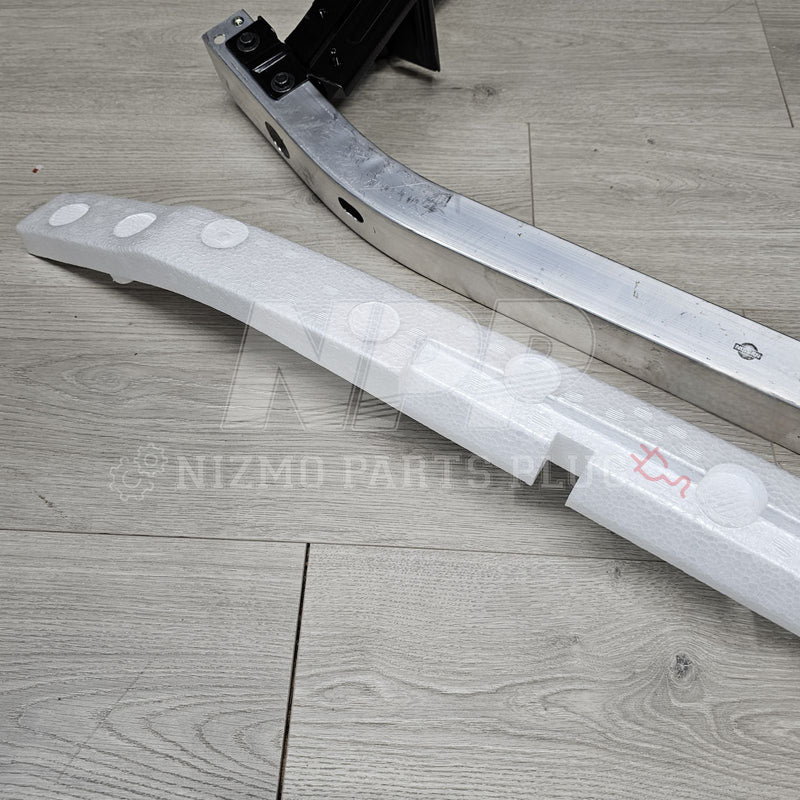 Load image into Gallery viewer, R34 Skyline GTR Front Bumper Reinforcement+Absorber Set - NizmoPartsPlug