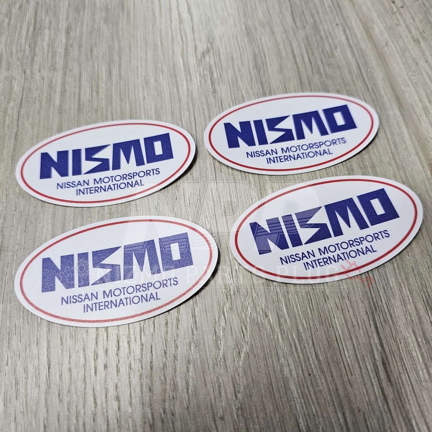 Nissan 40th Anniversary NISMO Oval Old Logo Sticker - NizmoPartsPlug