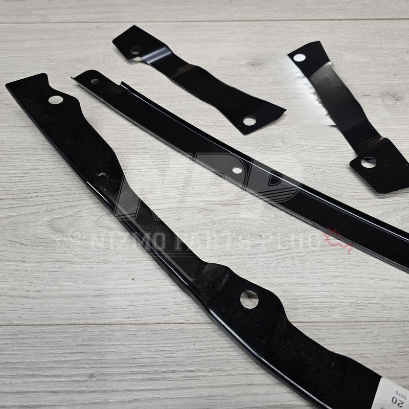 Load image into Gallery viewer, Nissan R34 Skyline GT-R Front OEM Lip Spoiler Mounting Bracket Kit - NizmoPartsPlug