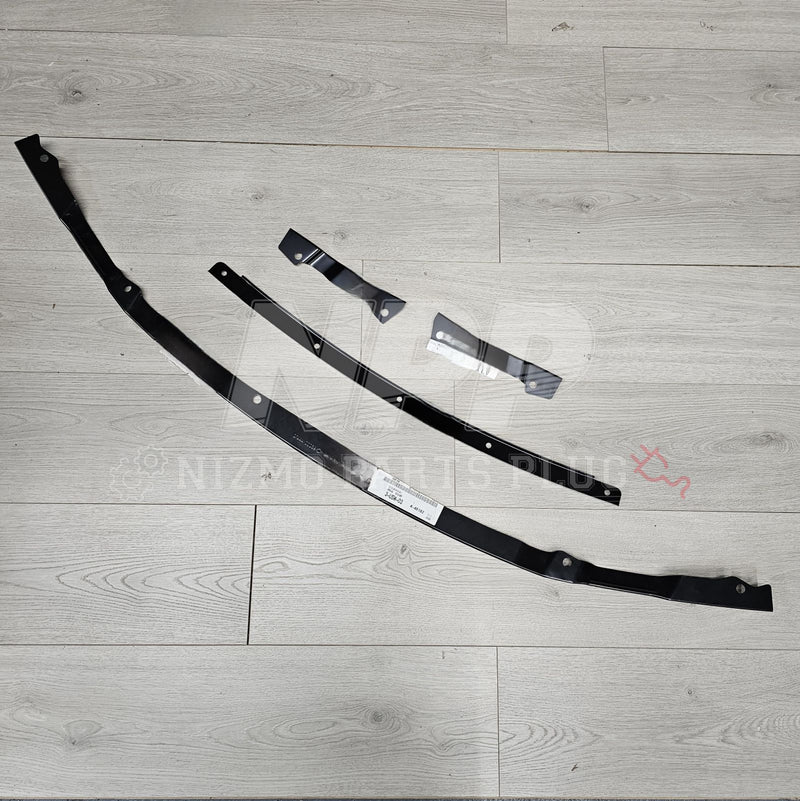 Load image into Gallery viewer, Nissan R34 Skyline GT-R Front OEM Lip Spoiler Mounting Bracket Kit - NizmoPartsPlug