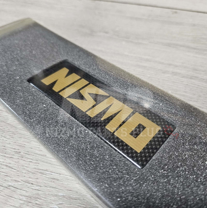 Load image into Gallery viewer, Nissan BCNR33 Skyline GT-R 400R Carbon Fiber Old Logo Nismo Emblem - NizmoPartsPlug
