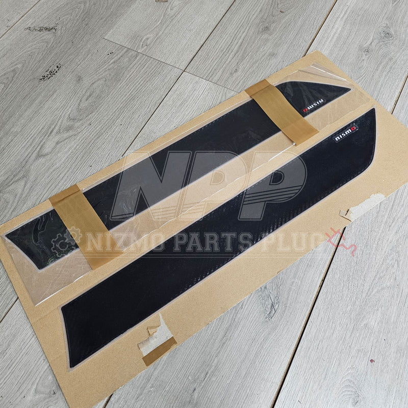 Load image into Gallery viewer, Nissan R33/34 Skyline Nismo Carbon Fiber Inner Door Protector Kit - NizmoPartsPlug