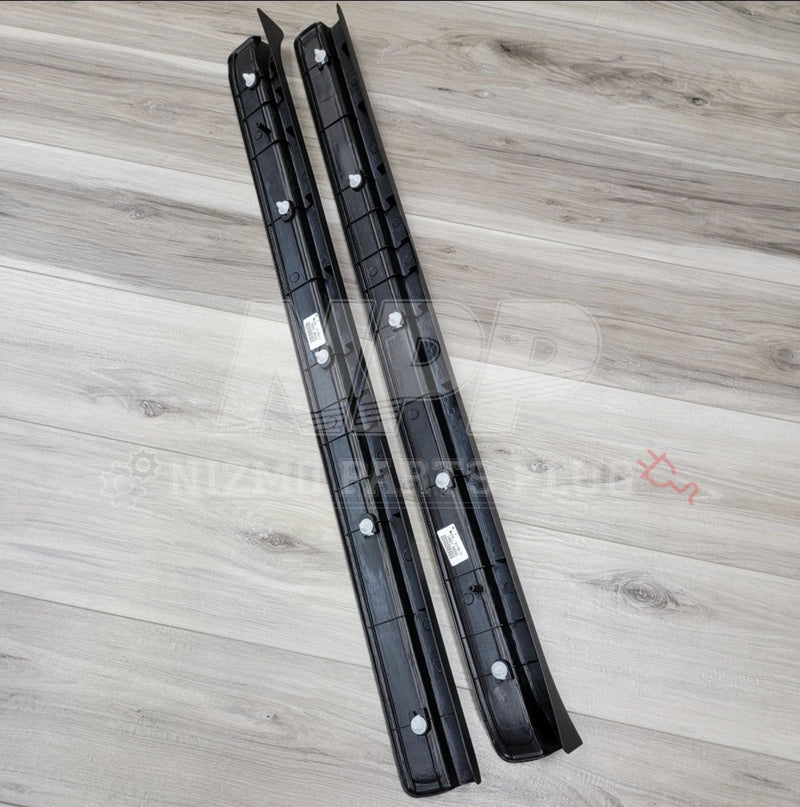 Load image into Gallery viewer, Nissan R34 Skyline GTR Interior Door Sill Cover Plate Set - NizmoPartsPlug