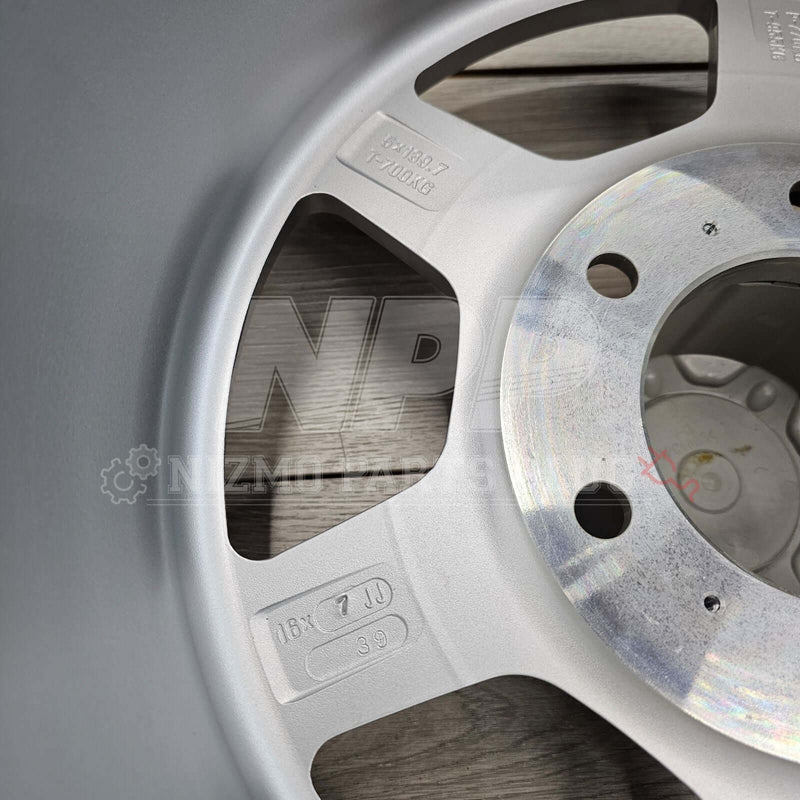 Cargue la imagen en el visor de la galería, Nismo Frontier Rays Engineering TE37X Wheel Assembly 16x7 6 lug close-up of wheel design and specifications