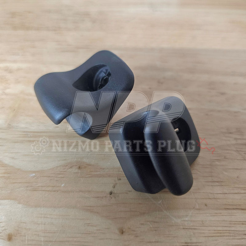 Load image into Gallery viewer, MUSE JAPAN R34 Skyline Sunvisor Bracket Clip Set - NizmoPartsPlug