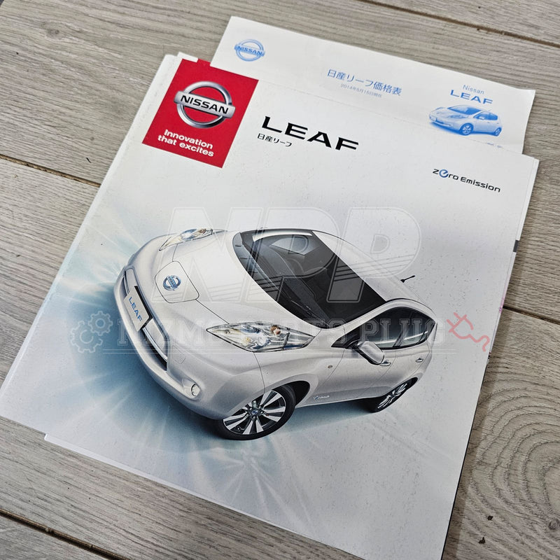 Load image into Gallery viewer, AuthenticWear Japan Nissan Leaf Factory Sales Booklet - NizmoPartsPlug