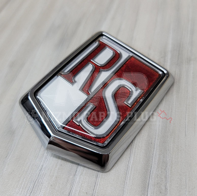 Load image into Gallery viewer, Nissan R30 Skyline Fender Emblem "RS" Badge