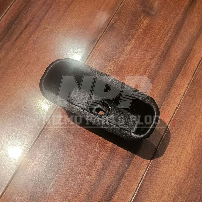 Load image into Gallery viewer, Black Mīrai Mamōru reproduction door pocket for R32 Skyline Coupe, new condition with textured finish.