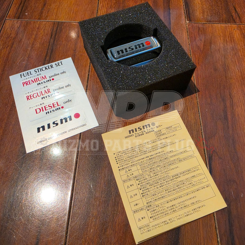Load image into Gallery viewer, Nissan Motorsports Fuel Cap Mid Logo Cover (BNIB N.O.S.)