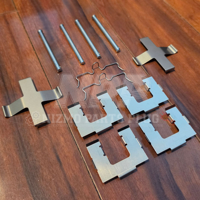 Cargue la imagen en el visor de la galería, Nissan Skyline Rear Brake Hardware Pin Kit - 2 Piston Sumitomo Calipers