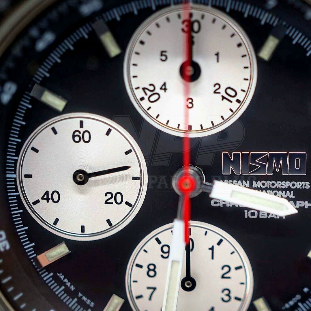 Nissan Nismo Special Old Logo Chronograph High Precision Seiko Watch - NizmoPartsPlug
