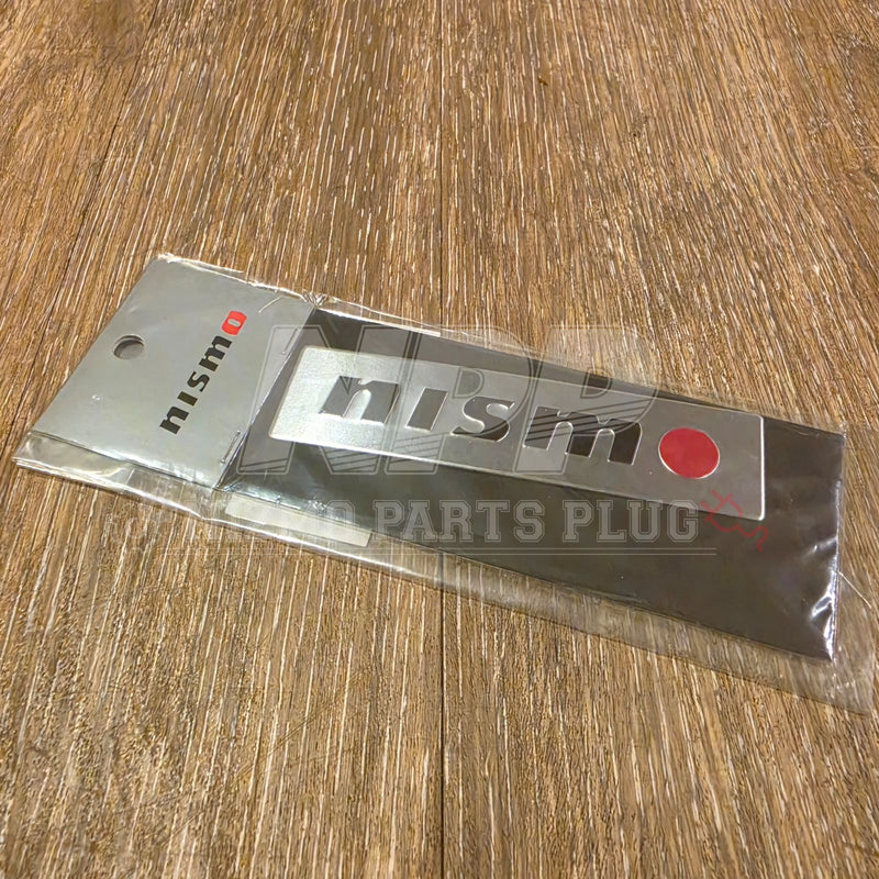 Load image into Gallery viewer, Nissan Mid Logo Nismo Emblem Silver Version