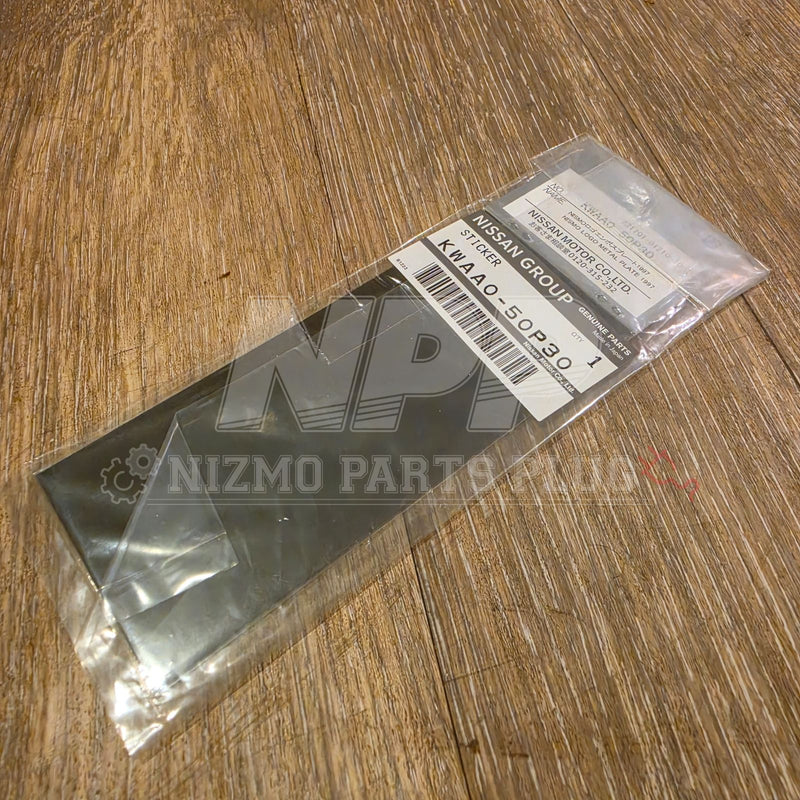 Load image into Gallery viewer, Nissan Mid Logo Nismo Emblem Silver Version