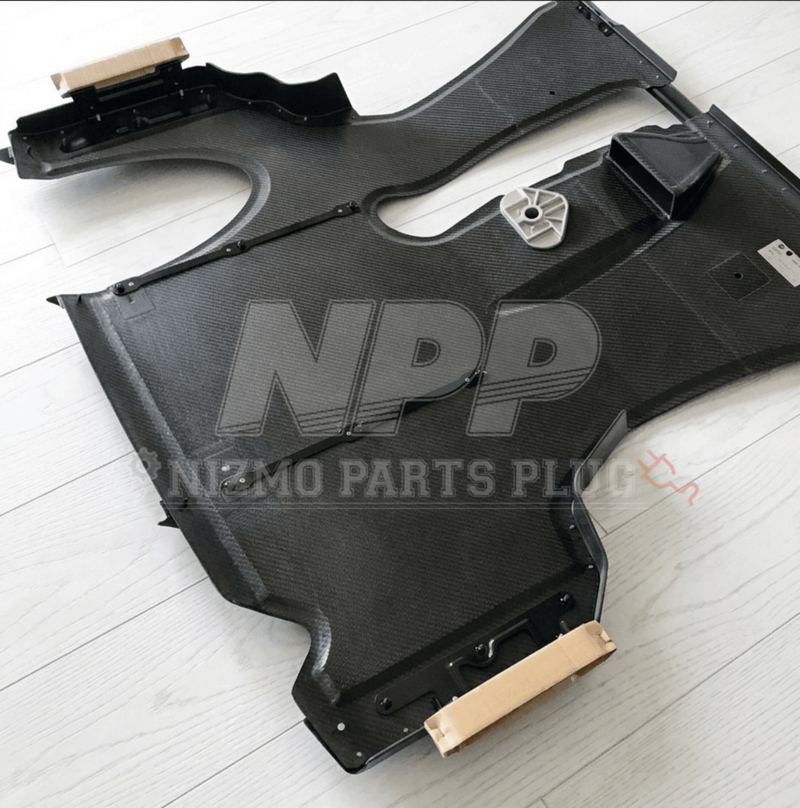 Load image into Gallery viewer, Nissan R34 GTR V-Spec Rear Diffuser Nismo Fin Complete Set Dry Carbon Fiber OEM