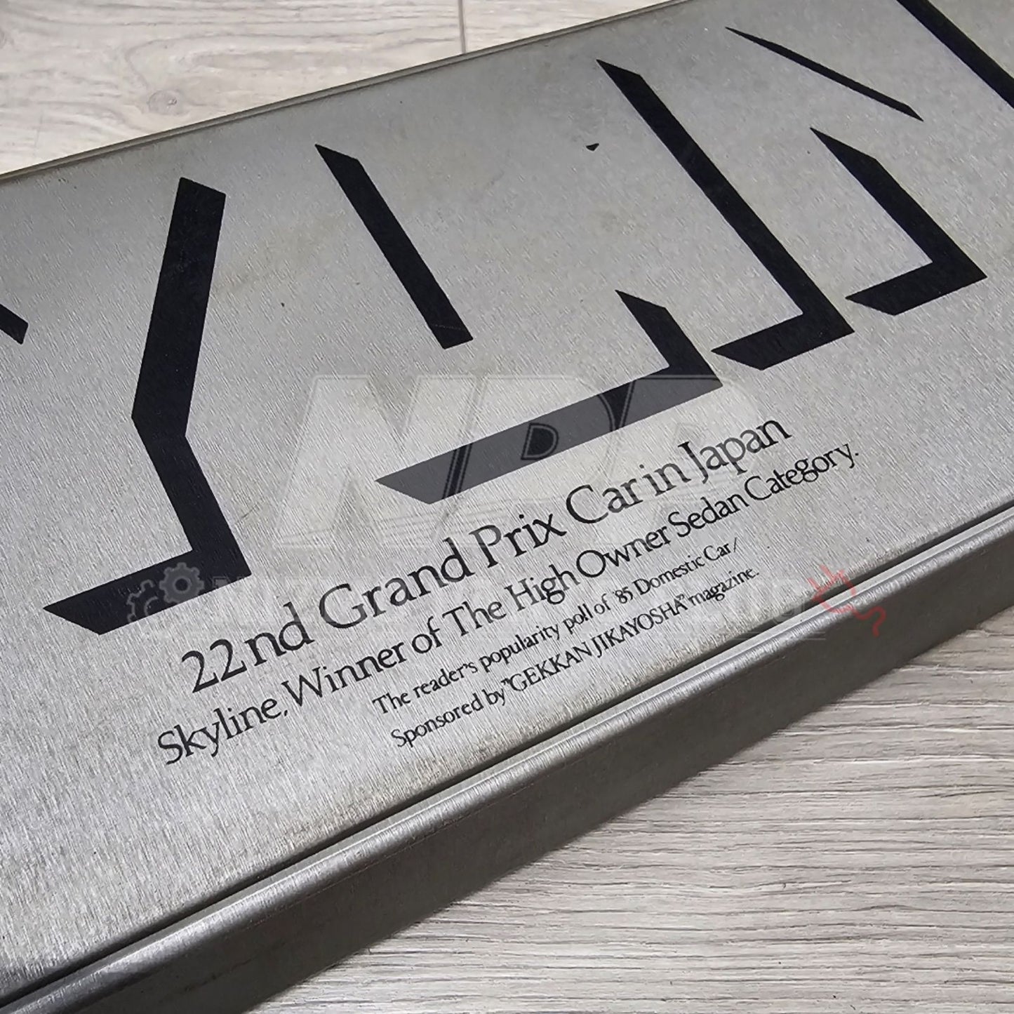 Authenticwear Japan Nissan Skyline 22nd Grand Prix Tool Box - NizmoPartsPlug