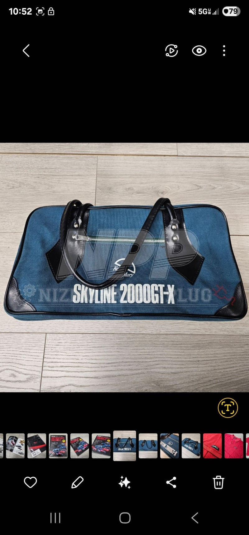 Load image into Gallery viewer, Authenticwear Skyline 2000GT-X "Ken & Mary" Vintage Carrier Case Bag - NizmoPartsPlug