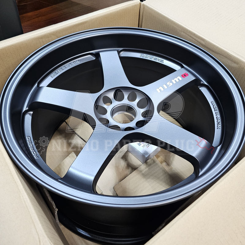 Load image into Gallery viewer, NISMO Aluminum Road Wheel LM-GT4 MATT-GUN Black 19X10.5 15 5X114.3 (4 Wheels)