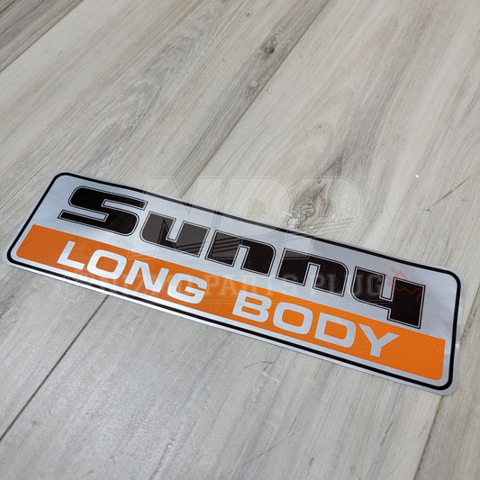 Calcomanía para caja de camioneta Nissan/Datsun Sunny "Long Body"