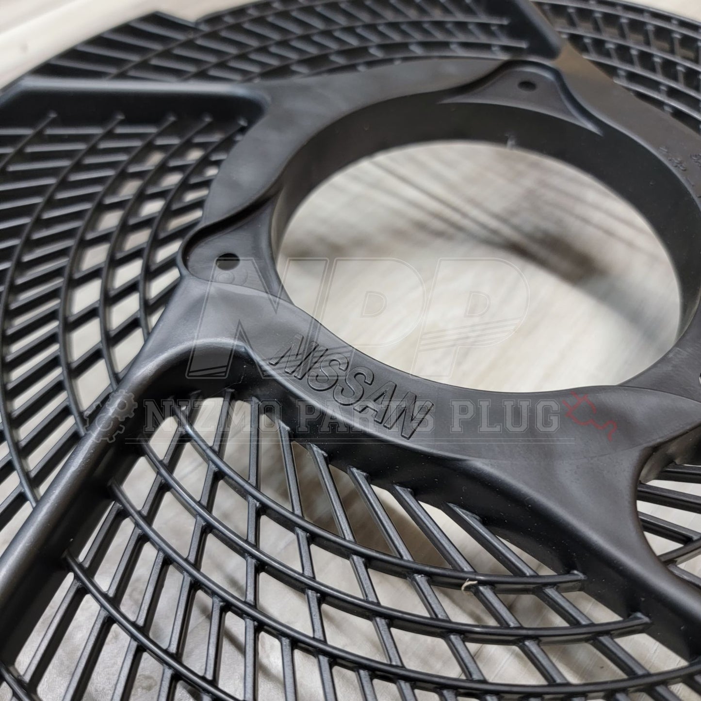 Nissan R34 Skyline GTR A/C Condenser Fan Shroud - NizmoPartsPlug