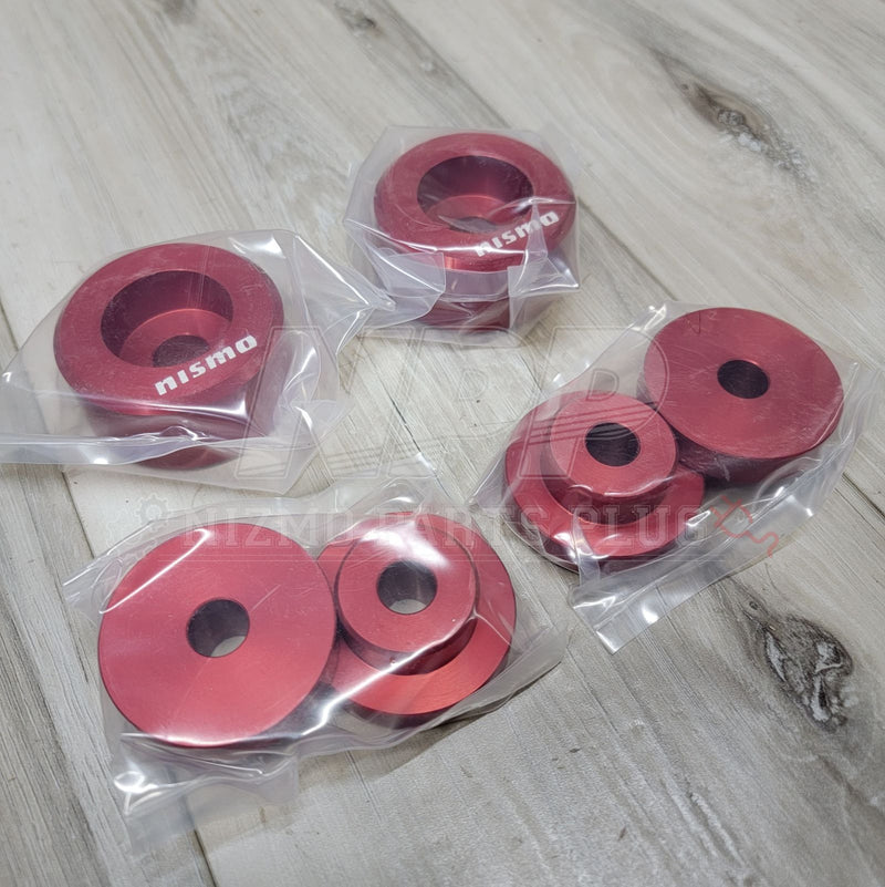 Cargue la imagen en el visor de la galería, Nissan Nismo R32-34 Skyline Solid Aluminum Differential Bushing Kit - NizmoPartsPlug