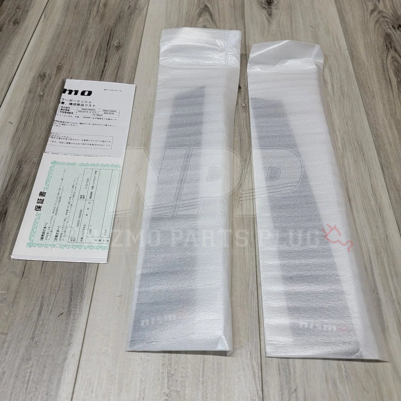 Load image into Gallery viewer, Nismo R34 Skyline Coupe Carbon Fiber B-Pillar Garnish Set - NizmoPartsPlug