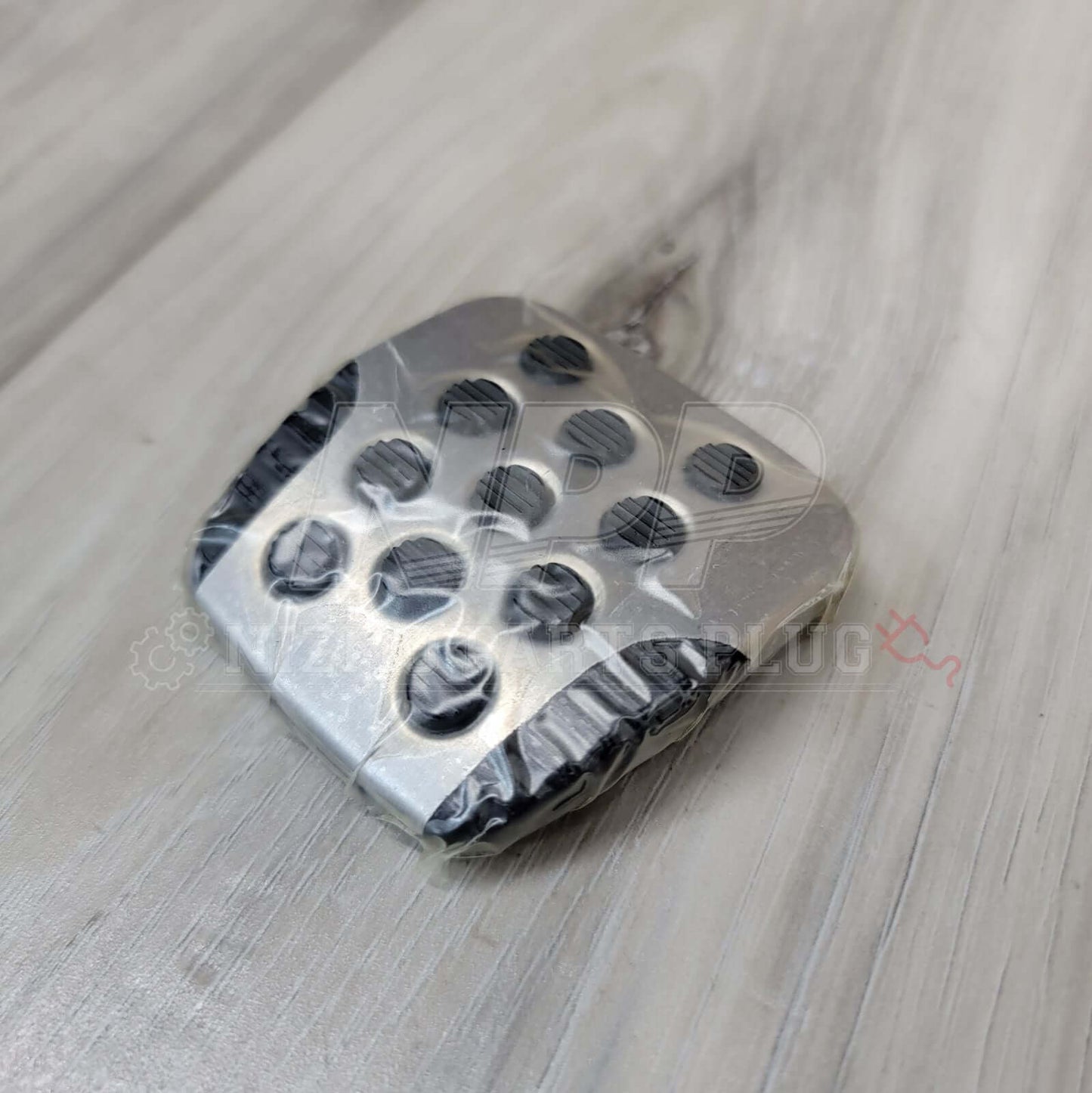 Nissan S15 Silvia Brushed Aluminum Pedal Pad (Brake or Clutch) - NizmoPartsPlug