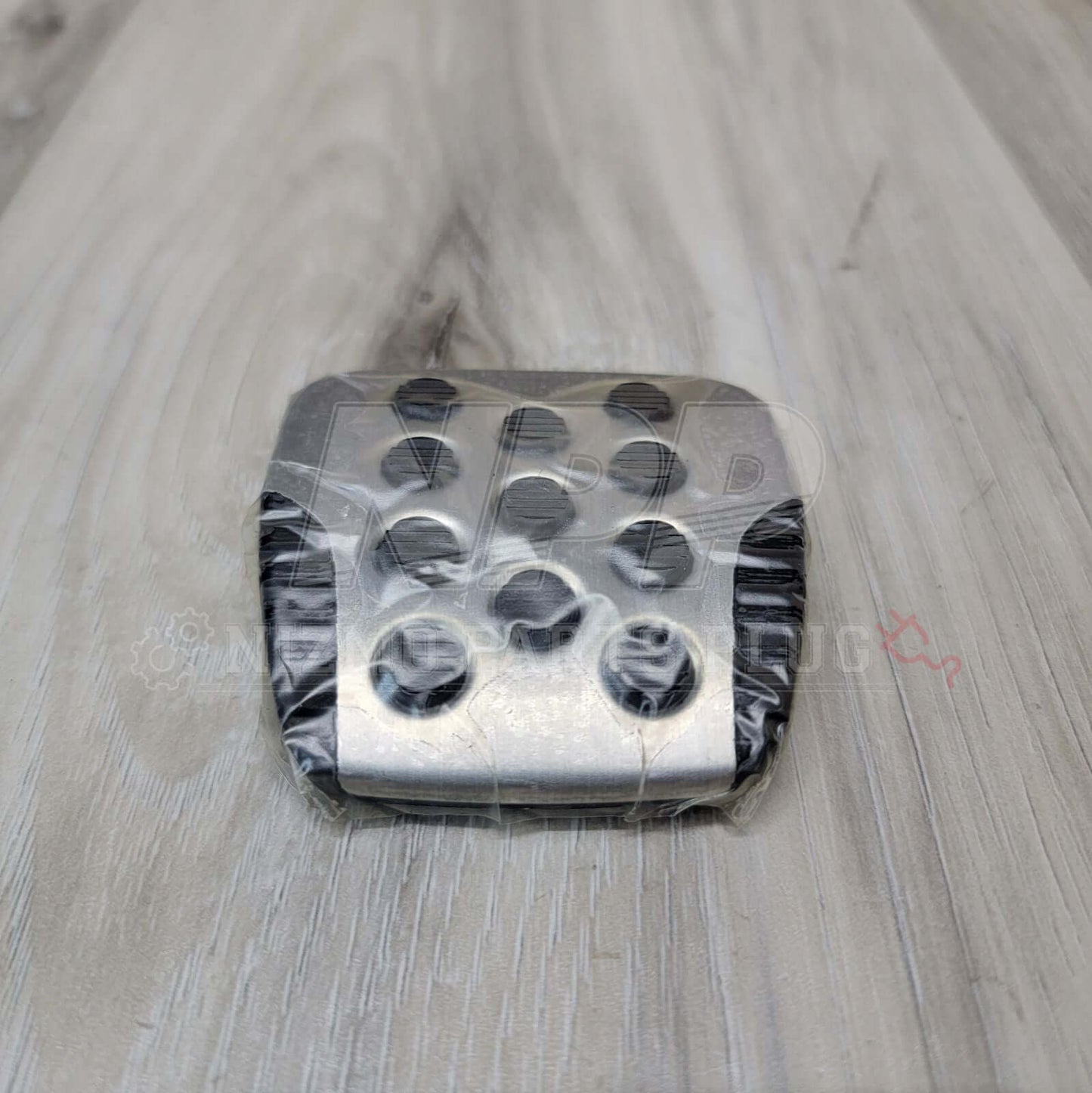 Nissan S15 Silvia Brushed Aluminum Pedal Pad (Brake or Clutch) - NizmoPartsPlug