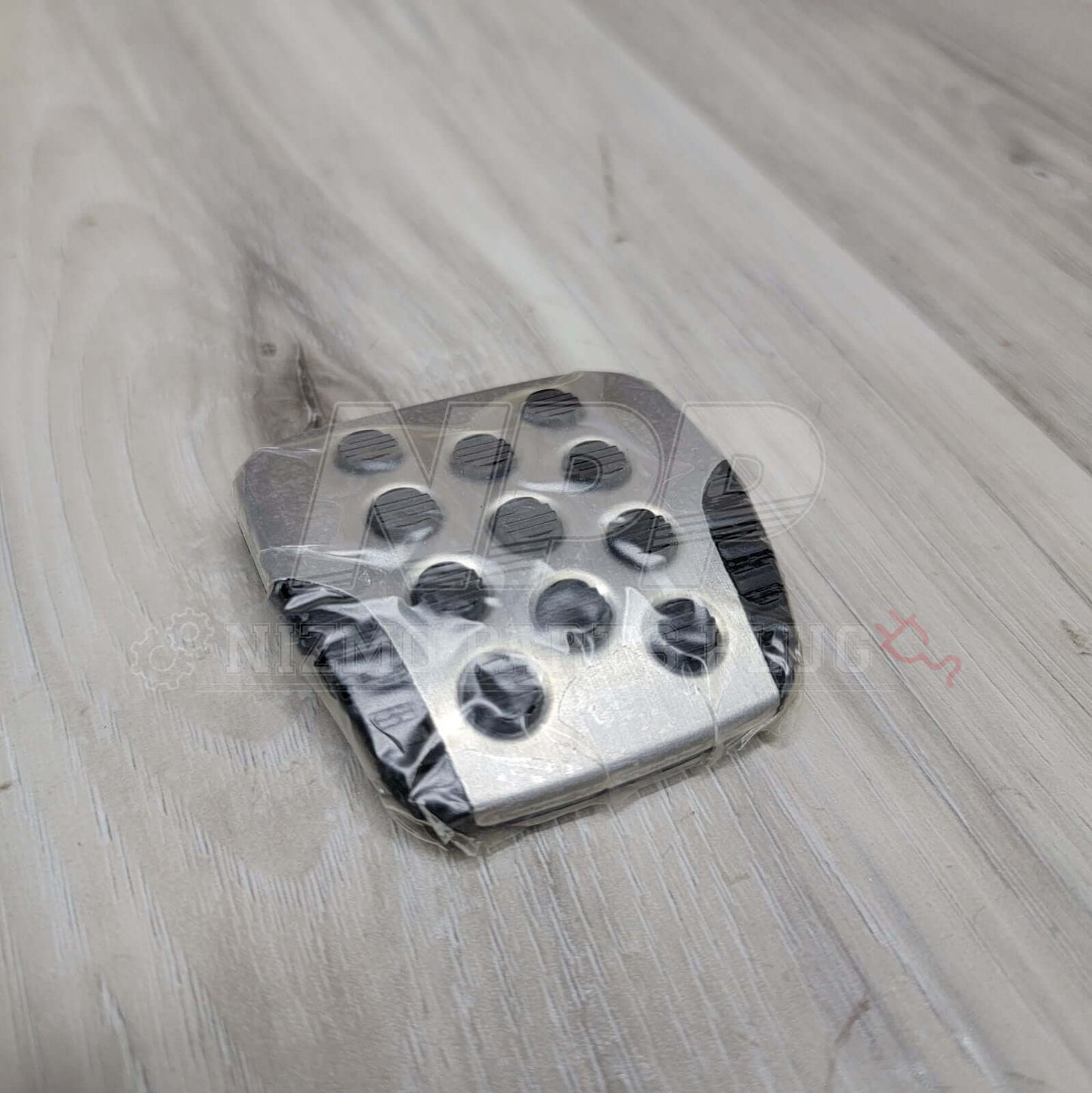 Nissan S15 Silvia Brushed Aluminum Pedal Pad (Brake or Clutch) - NizmoPartsPlug