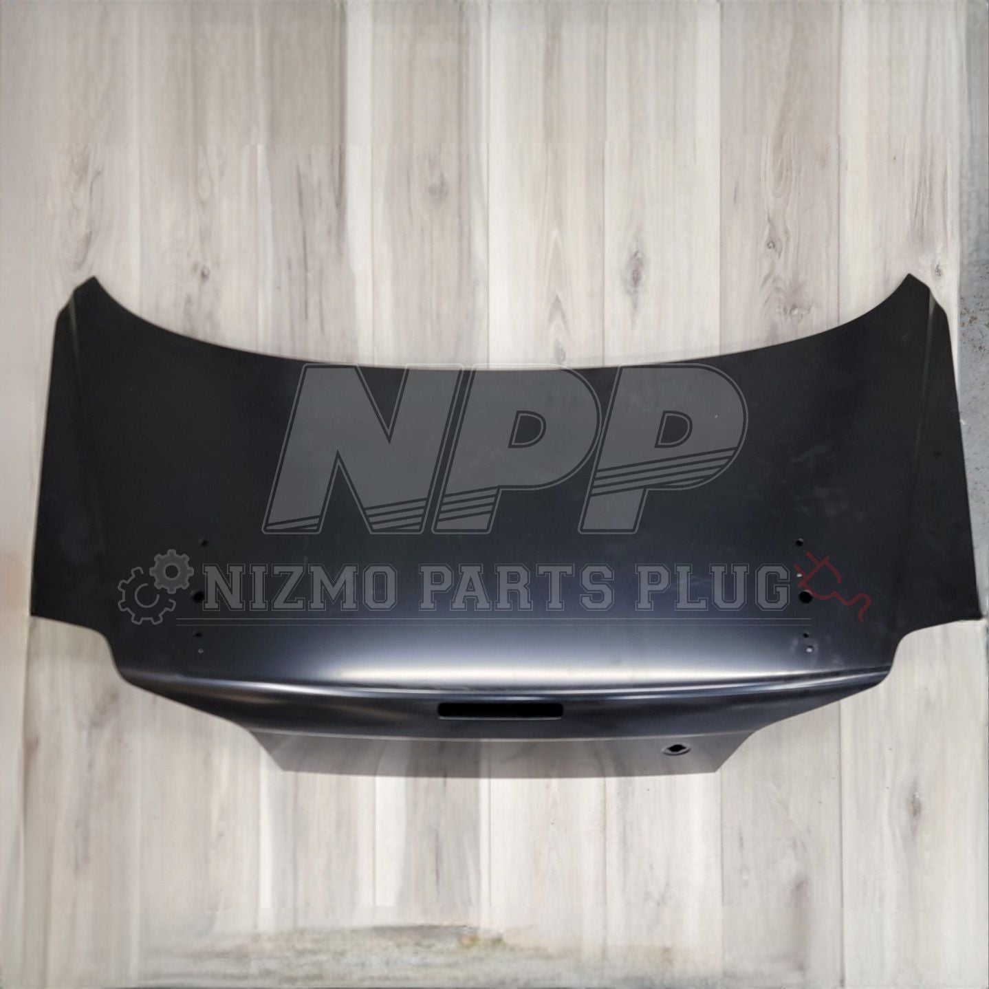 Nissan R34 Skyline GTR Trunk Lid Assembly (With Spoiler Holes) - NizmoPartsPlug