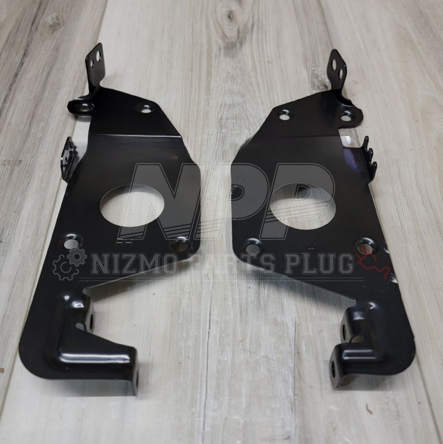 Nissan R34 Skyline Standard Radio RH & LH Bracket Set - NizmoPartsPlug