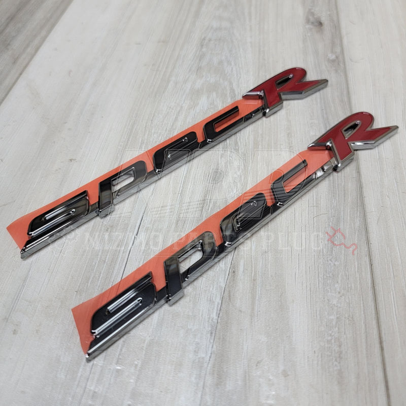 Load image into Gallery viewer, Nissan S15 Silvia "Spec-R" Lower Quarter Panel Emblem Set - NizmoPartsPlug