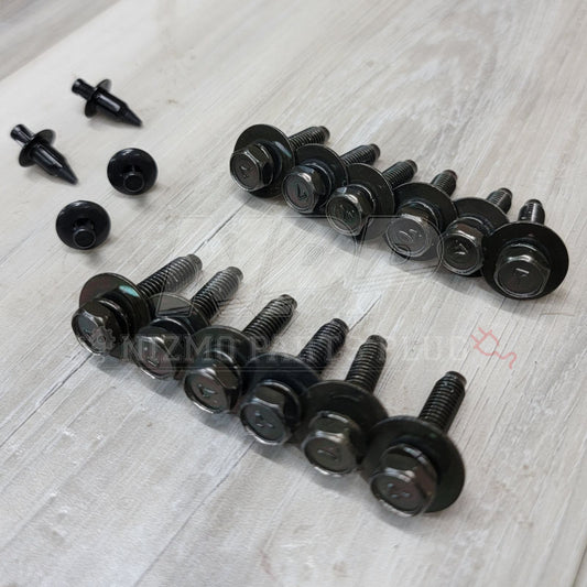 Nissan R34 Skyline GTR V-Spec Rear Diffuser Fin Mounting Set - NizmoPartsPlug