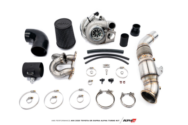 Cargue la imagen en el visor de la galería, AMS Performance A90 2020 Toyota GR Supra Alpha 6 GTX3076 GEN II Turbo Kit 49 State Legal EPA Catted AMS.38.14.0001-2