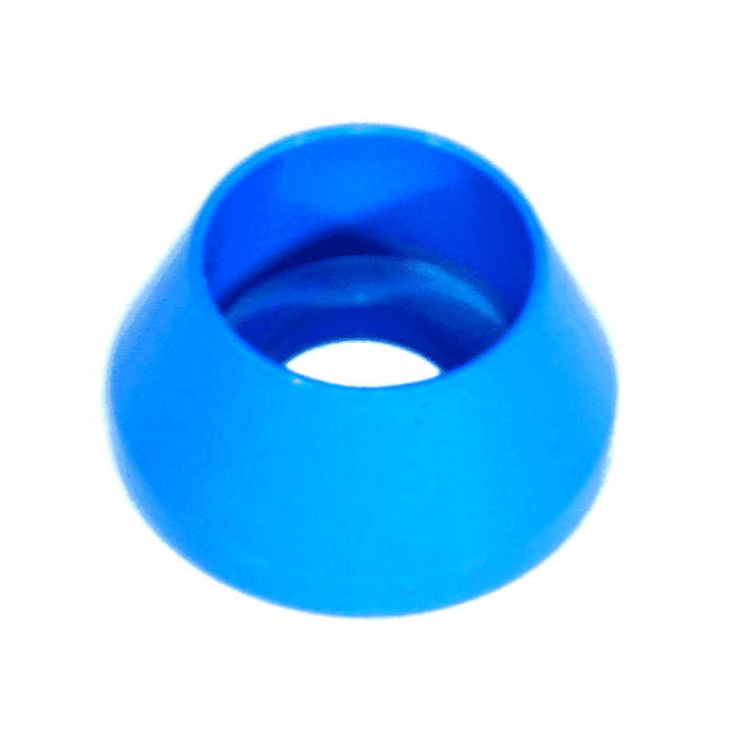Load image into Gallery viewer, Blue billet valve cover fastener washer for Nissan Skyline GT-R RB26DETT engines.