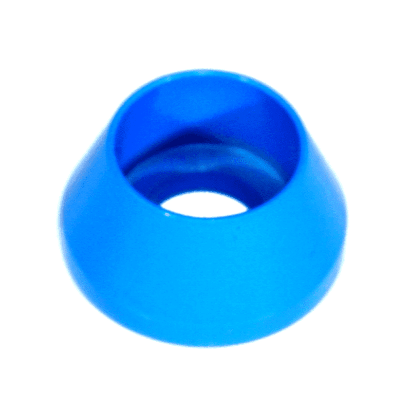 Load image into Gallery viewer, Bright blue conical washer for Nissan 300ZX Z32.